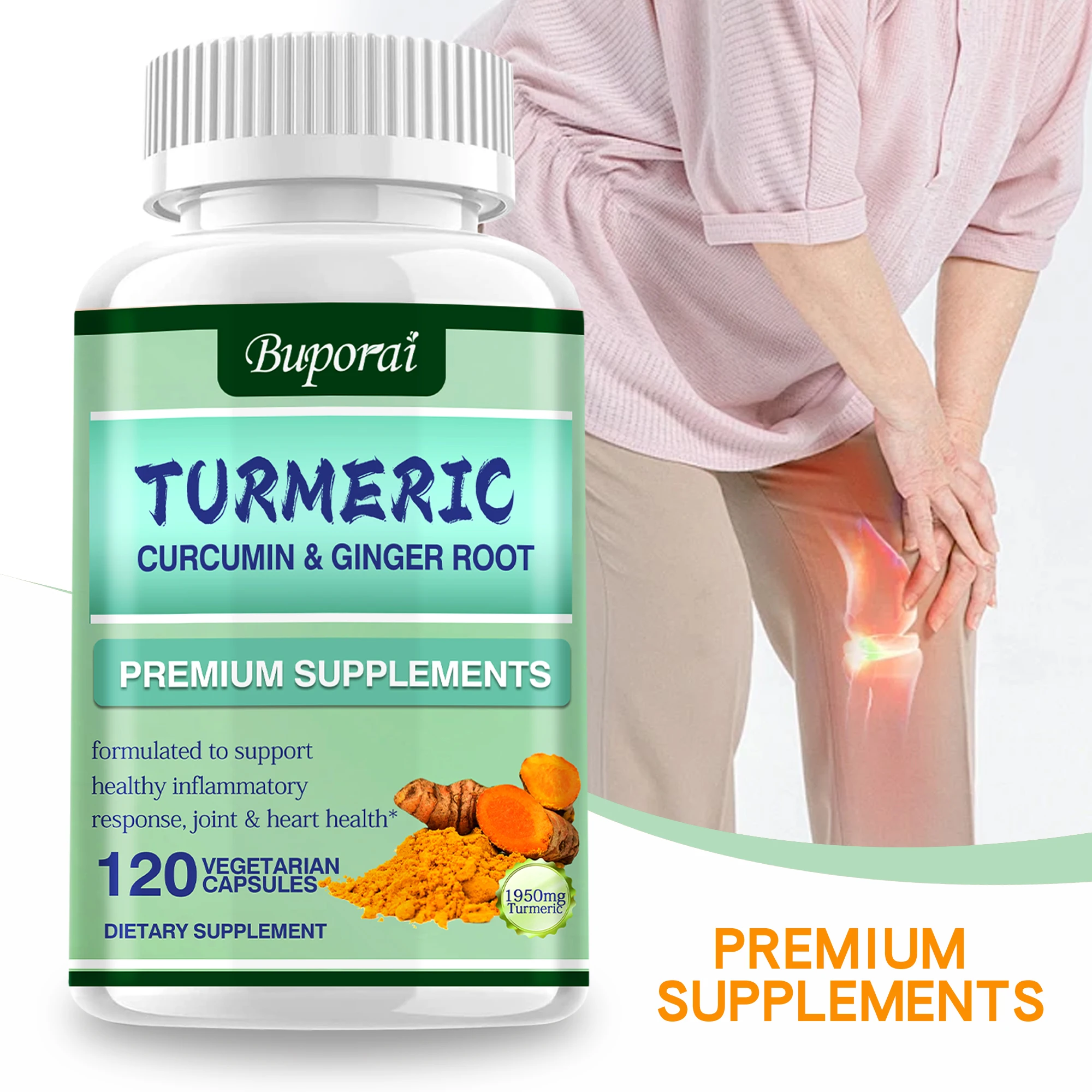 ขมิ้นเคอร์คูมิน+รากขิง - ส่งเส - Turmeric Curcumin Capsule บทวิจารณ์และราคา